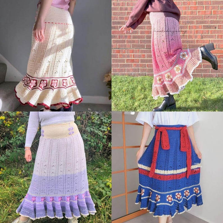 Vivoria skirt Crochet Pattern