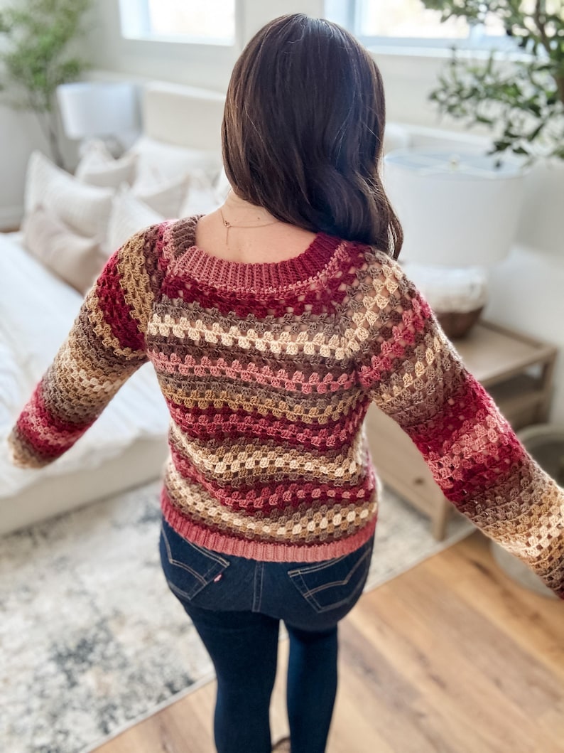 The Meadow Stitch Cardigan crochet pattern