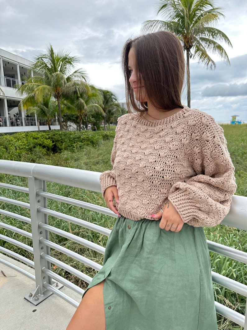 Whispering Sweater Crochet Pattern
