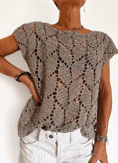 Alora Crochet sweater top Pattern + Videos.