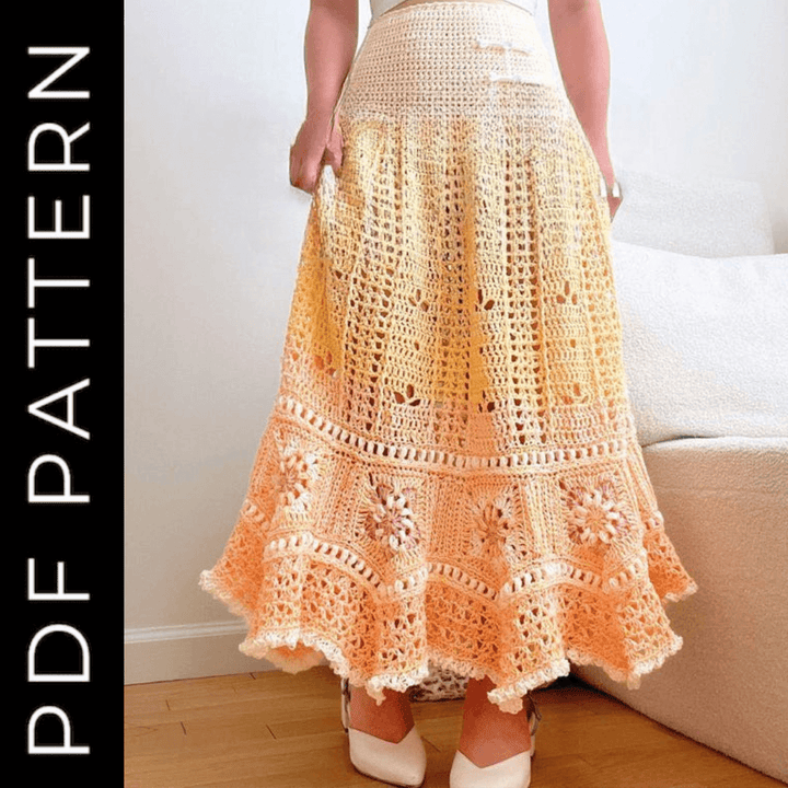 Vivoria skirt Crochet Pattern