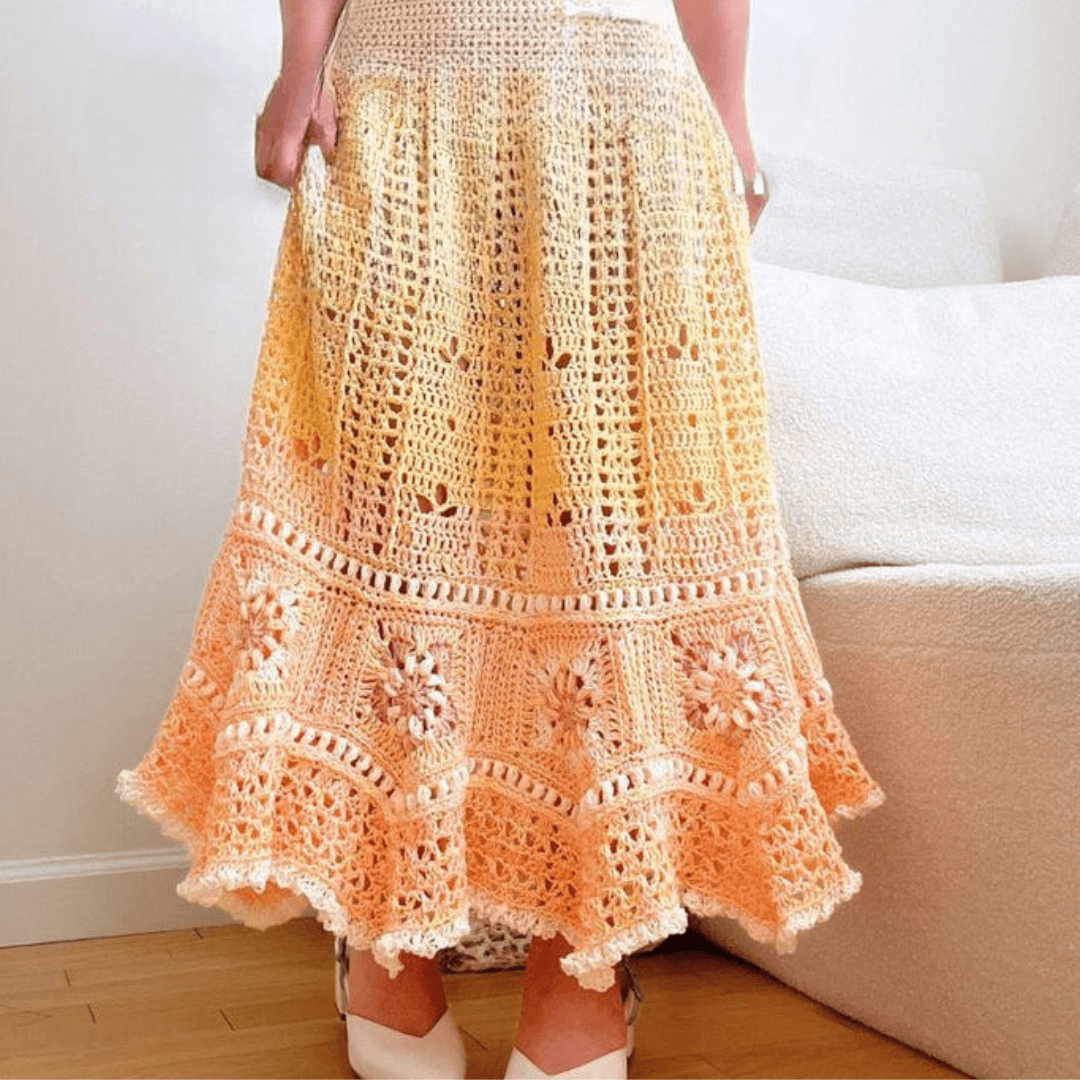 Vivoria skirt Crochet Pattern