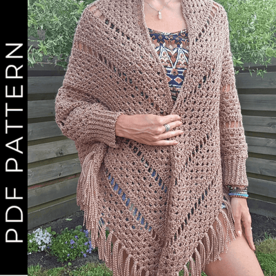 Norelia Poncho crochet pattern