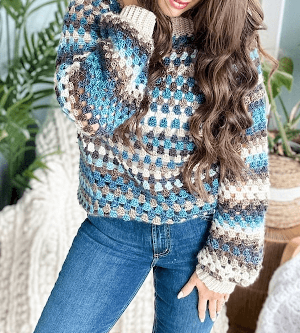 The Meadow Stitch Cardigan crochet pattern