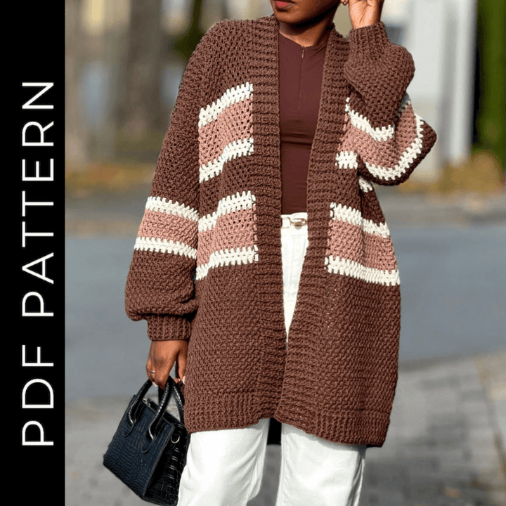Vera Serenity Cardigan Crochet Pattern - video tutorial