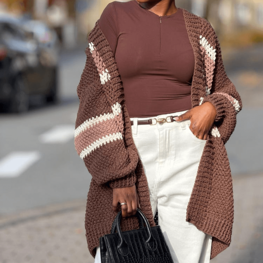 Vera Serenity Cardigan Crochet Pattern - video tutorial