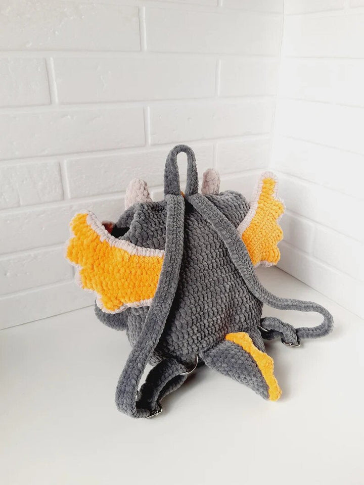 Dragon Baby Backpack - Crochet Pattern